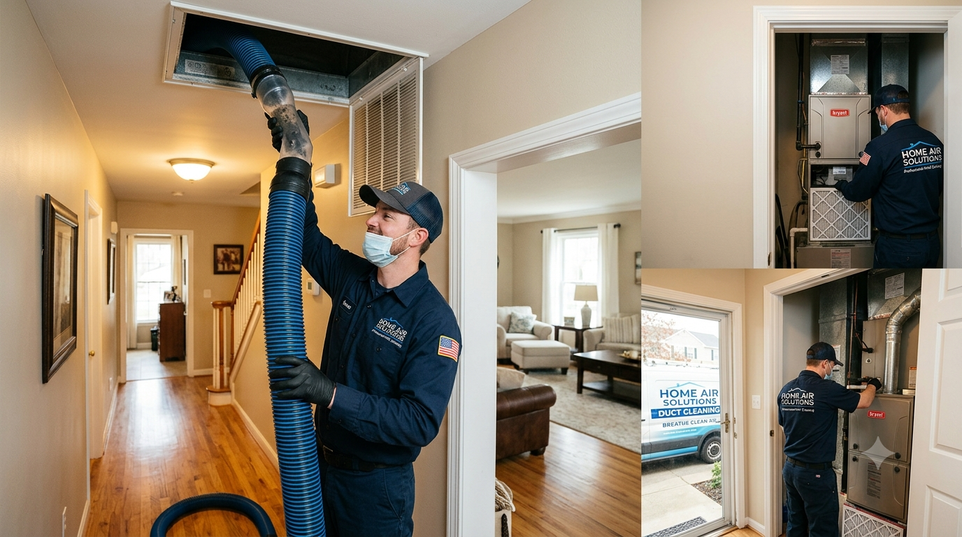HVAC air duct interior